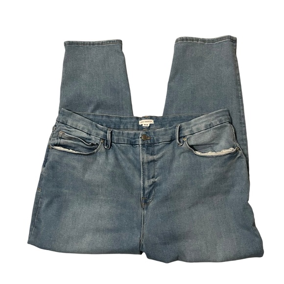 Good American Always Fits Good Classic Slim Straight Jeans, Sz 20-26 - Picture 7 of 16